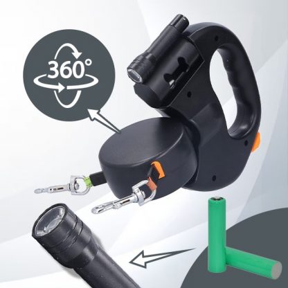 Dvojitá vôdzka pre psov - FlexiPaws