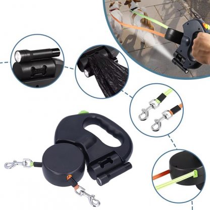 Dvojitá vôdzka pre psov - FlexiPaws